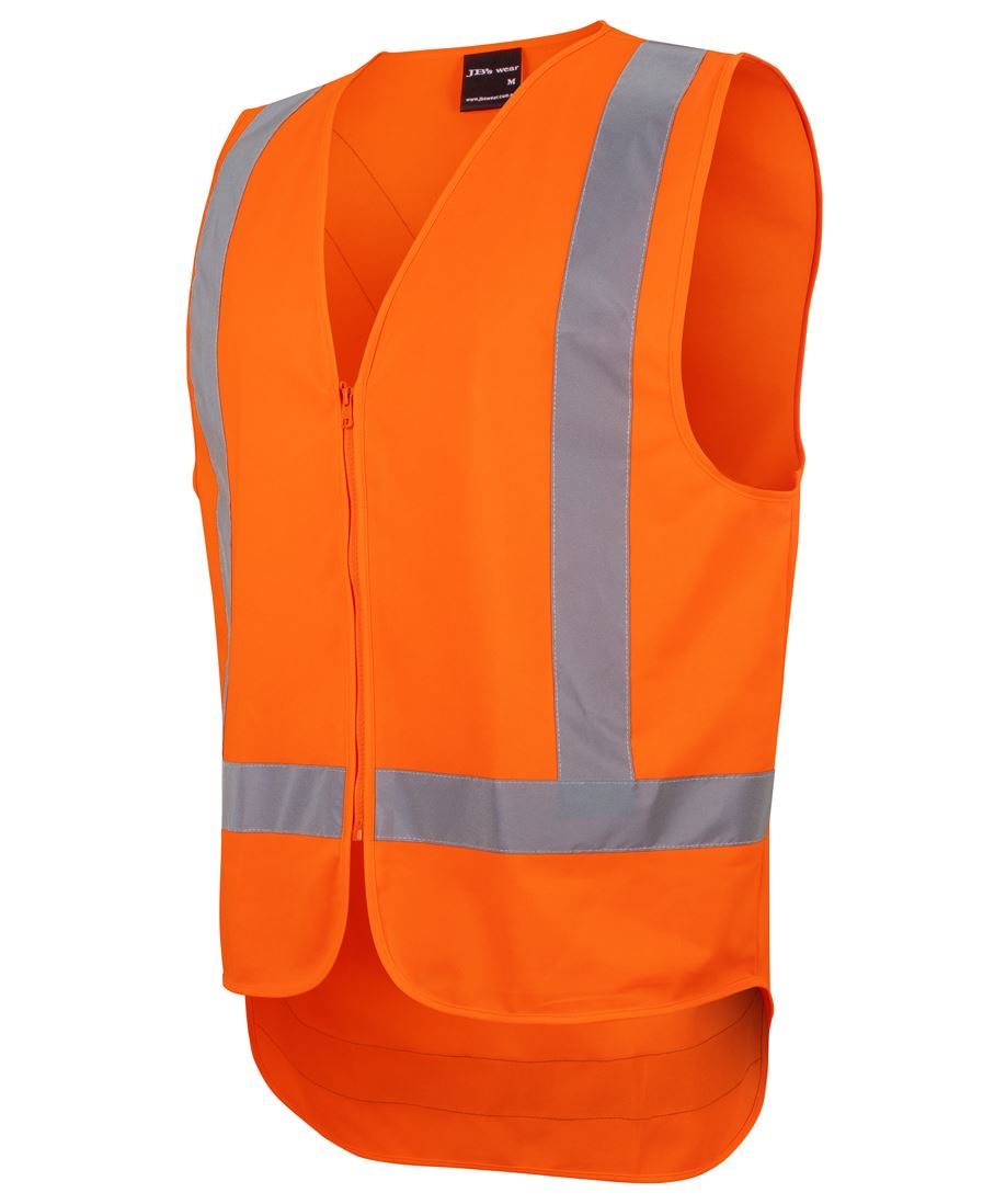 Jb's NSW/QLD Rail Zip X Back Safety Vest 6DVQV